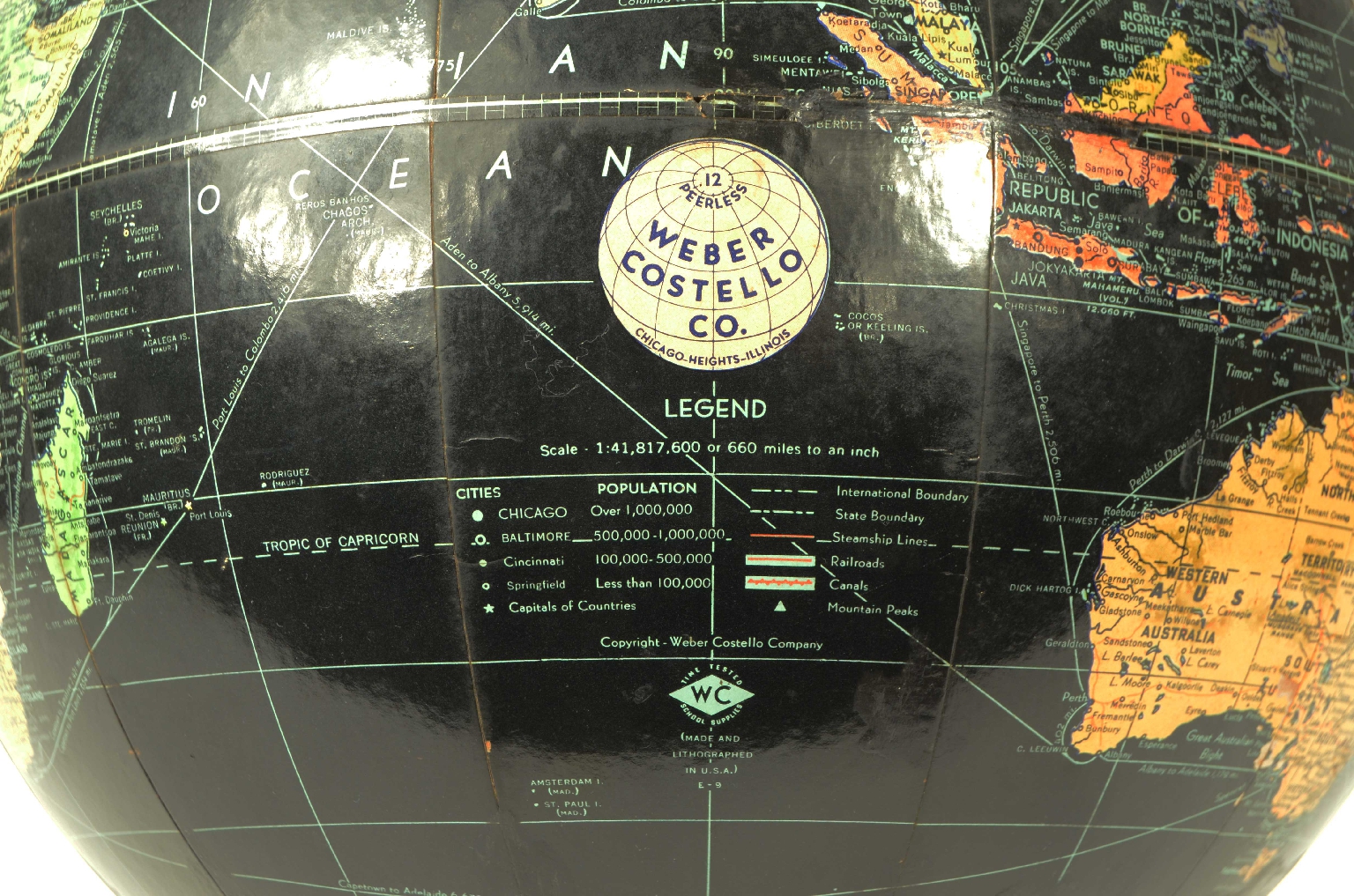 Antique globes-world maps/8361-terrestrial Globe