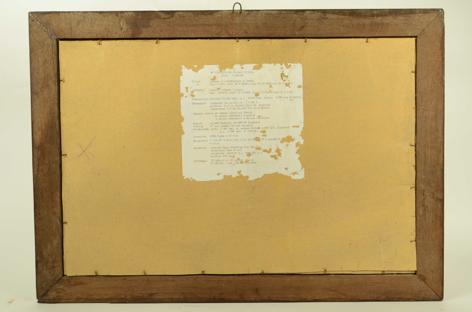 Nautical antiques/8422-Lepanto Lithograph