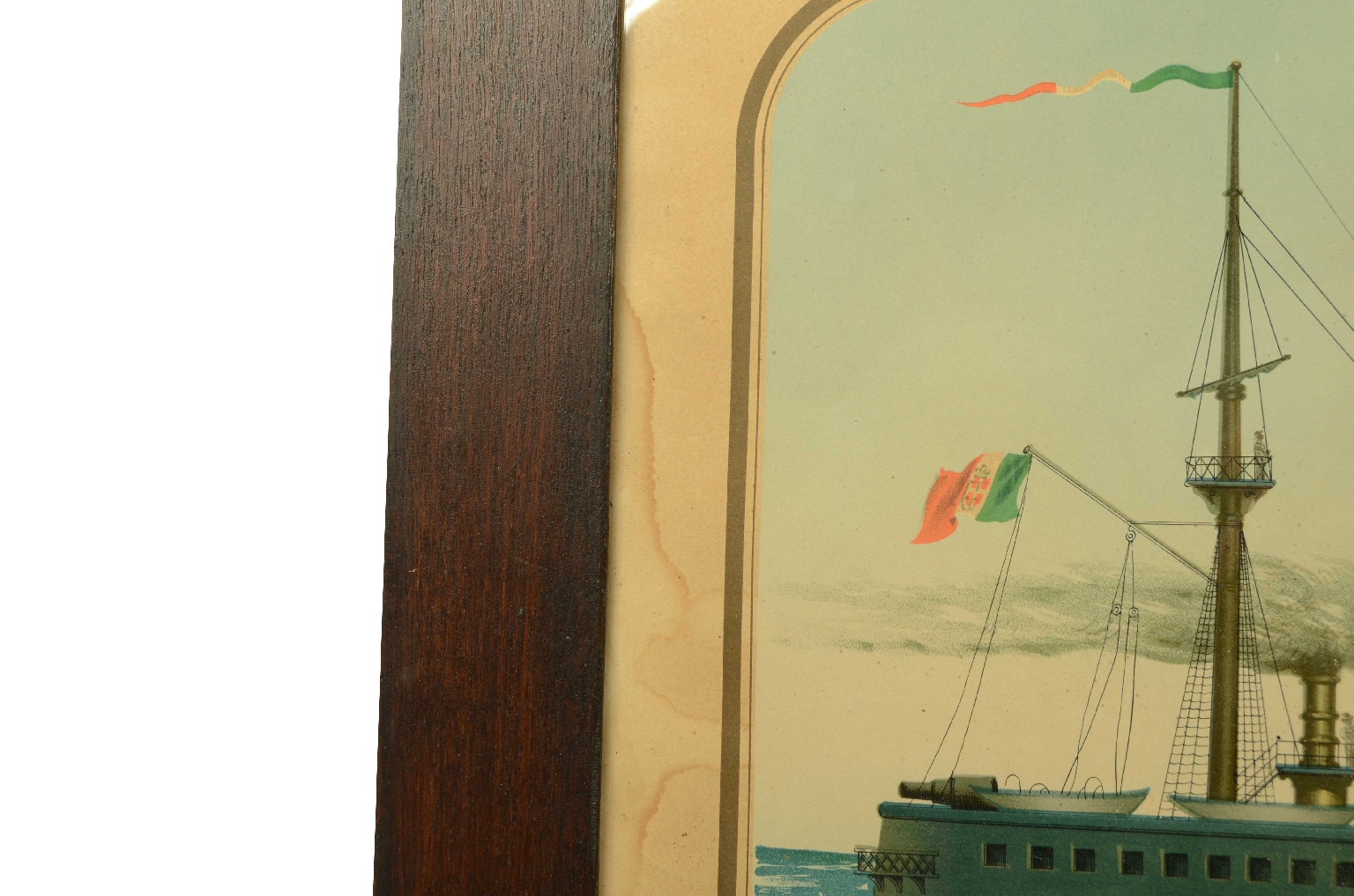 Antiquariato nautico/8422-Litografia Lepanto