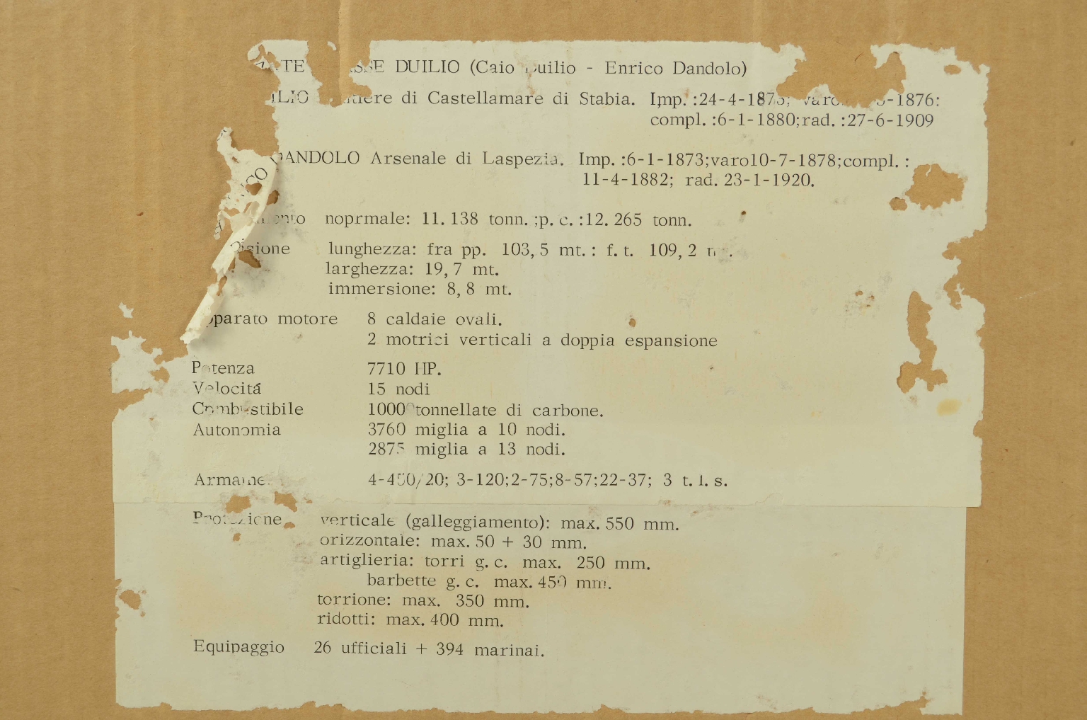 Nautical antiques/8422a-Duilio Lithograph