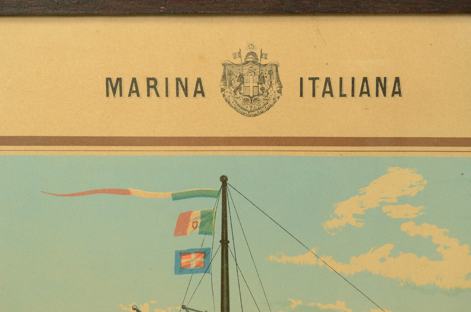 Nautical antiques/8422a-Duilio Lithograph