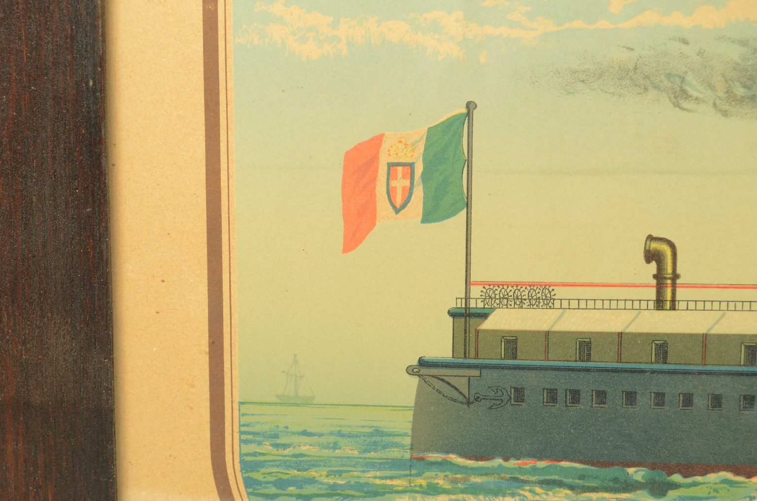 Nautical antiques/8422a-Duilio Lithograph