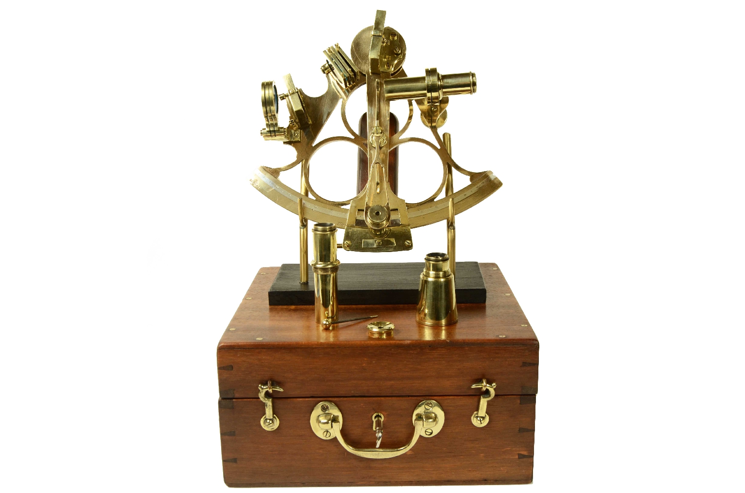 Antiquariato nautico/8452-Sestante in Ottone