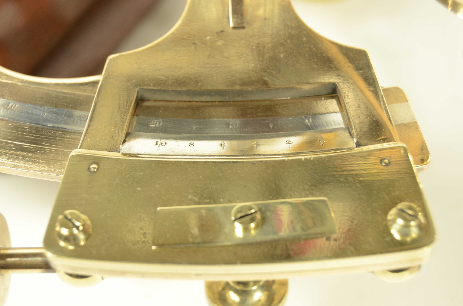 Antiquariato nautico/8452-Sestante in Ottone