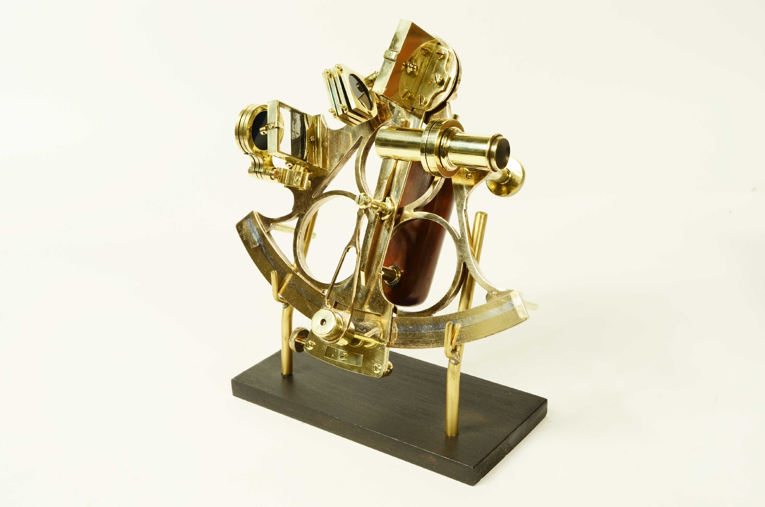 Antiquariato nautico/8452-Sestante in Ottone