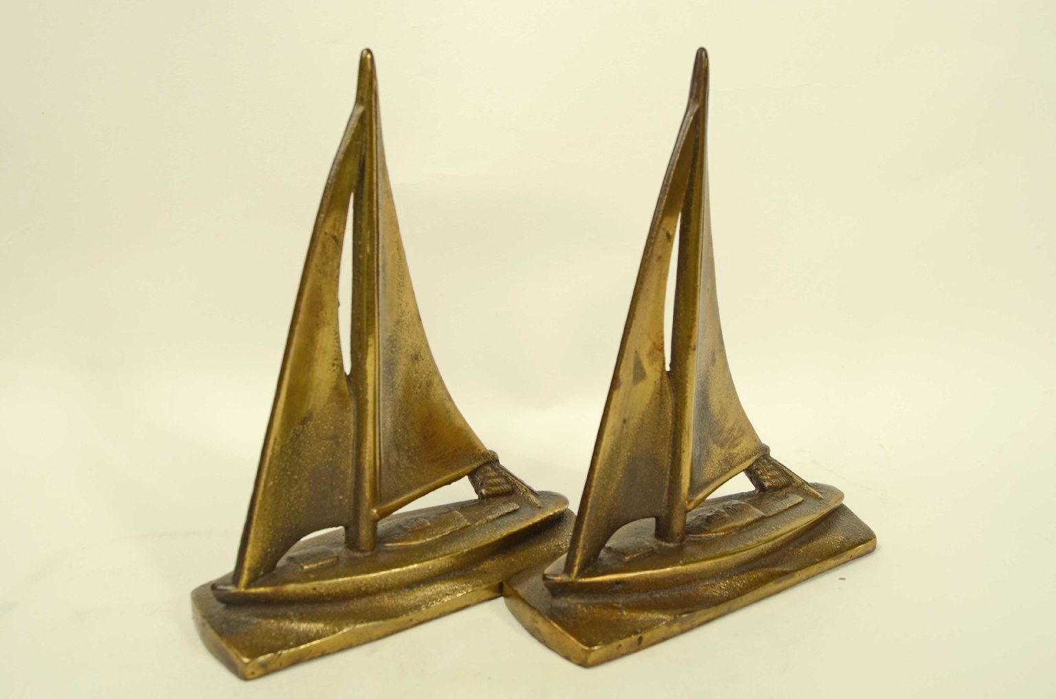 Antiquariato nautico/8517-Coppia Fermalibri