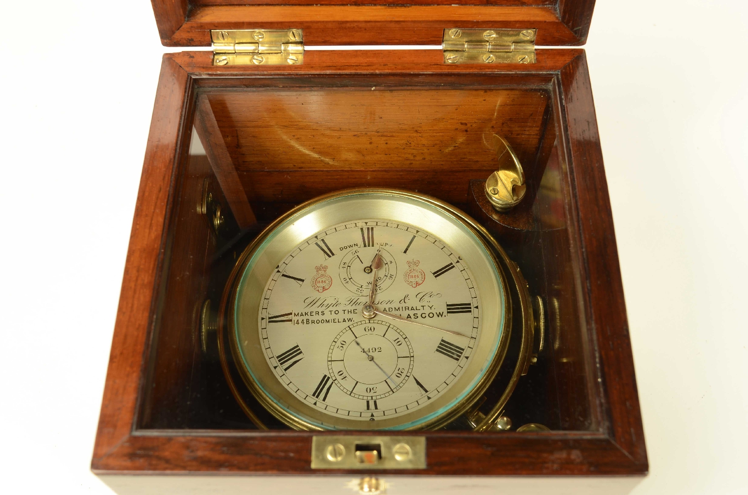 Antiquariato nautico/8575-Raro Cronometro di Bordo
