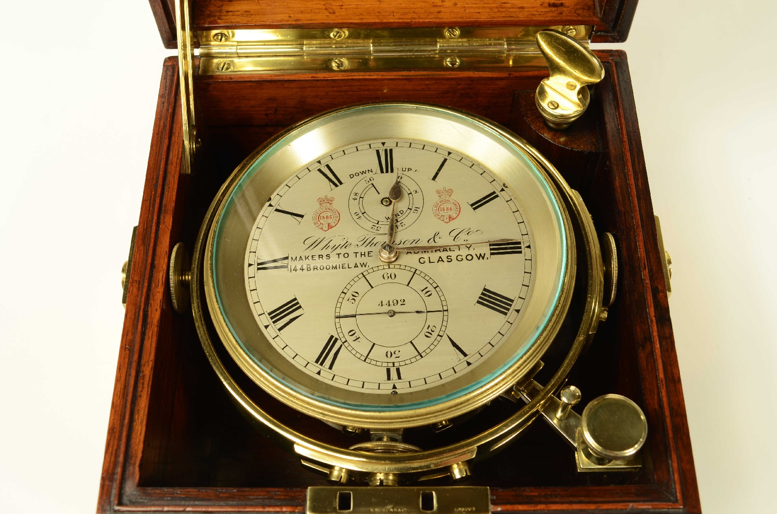 Antiquariato nautico/8575-Raro Cronometro di Bordo