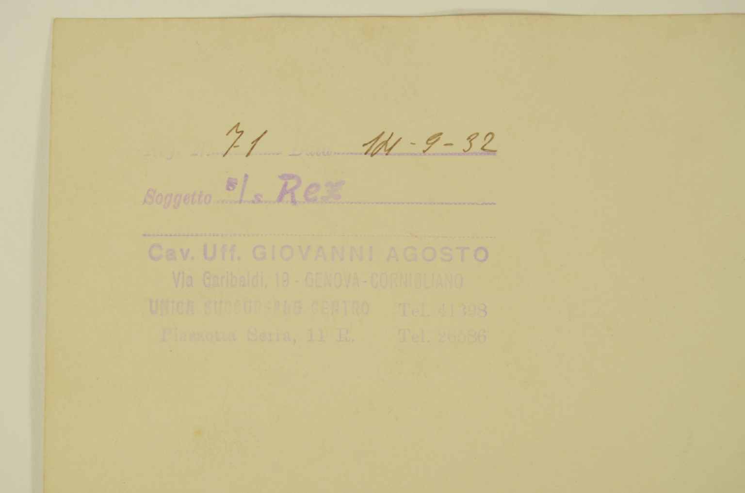 Transatlantico REX/R105-Foto