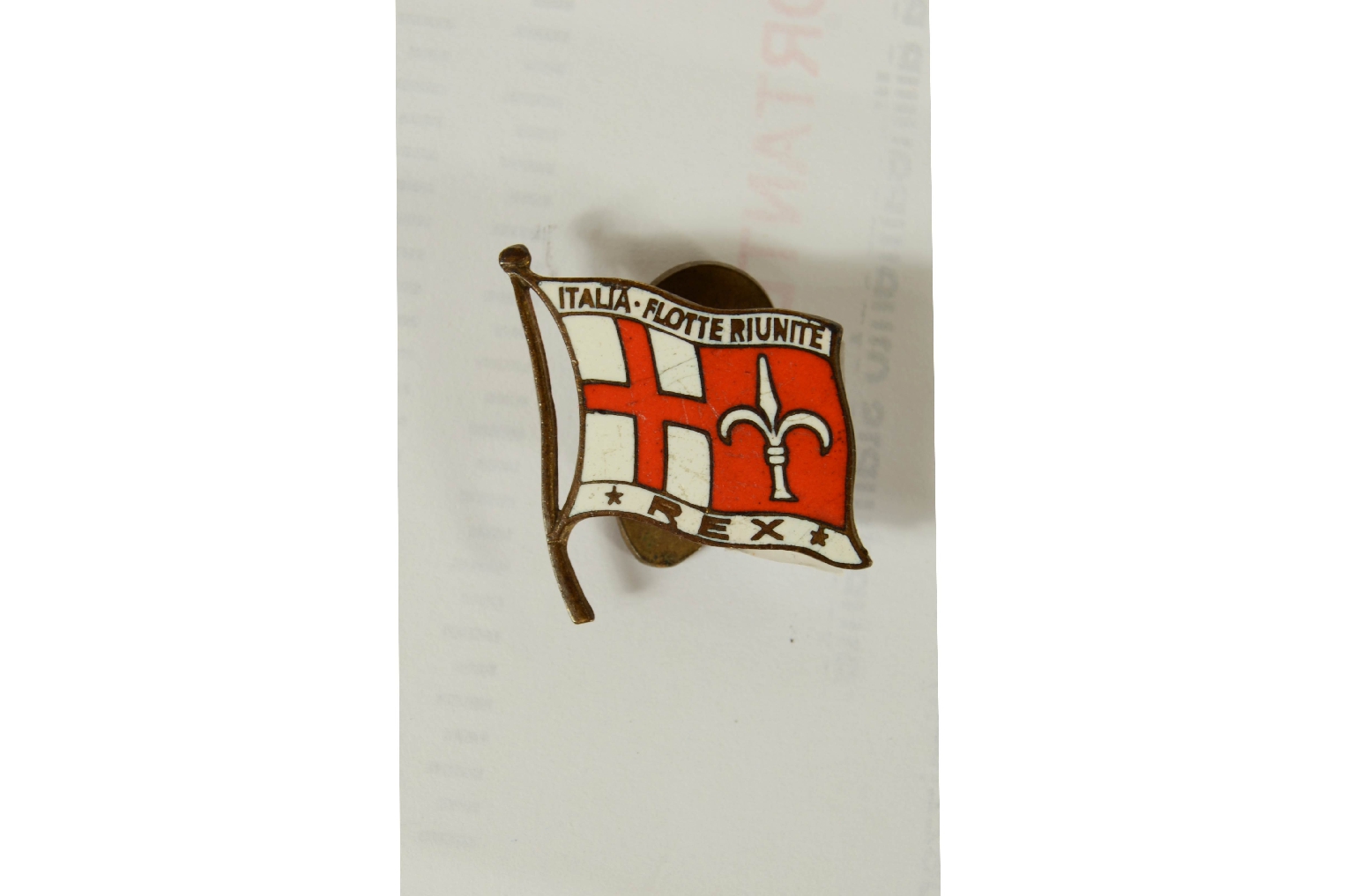 Transatlantico REX/R1160-Spilla da Bavero