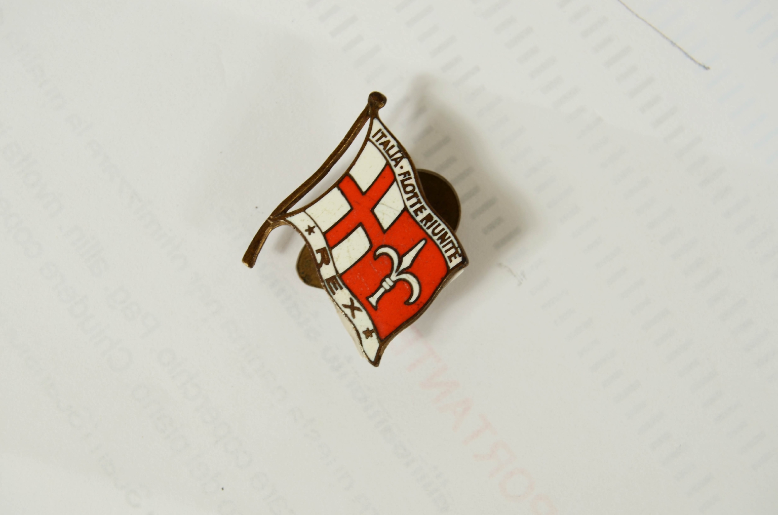 Transatlantico REX/R1160-Spilla da Bavero