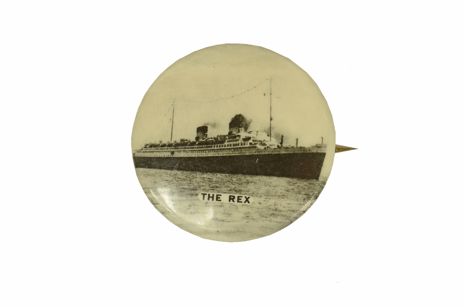 Transatlantico REX/R1162-Spilla Tonda