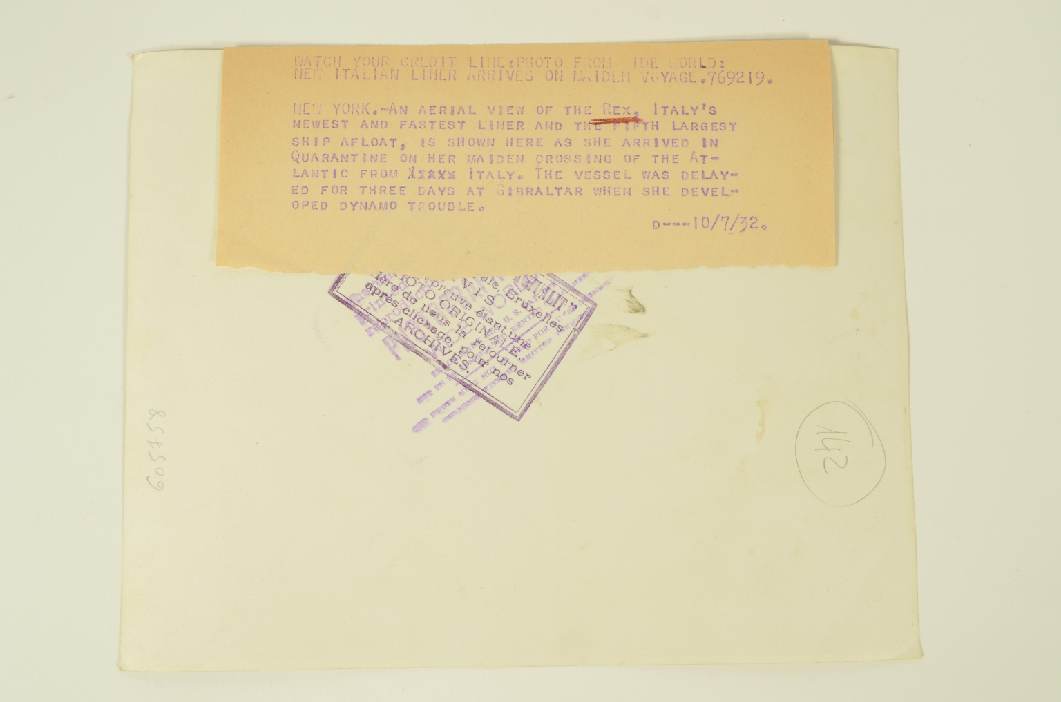 SS REX/R142-Photo of the REX