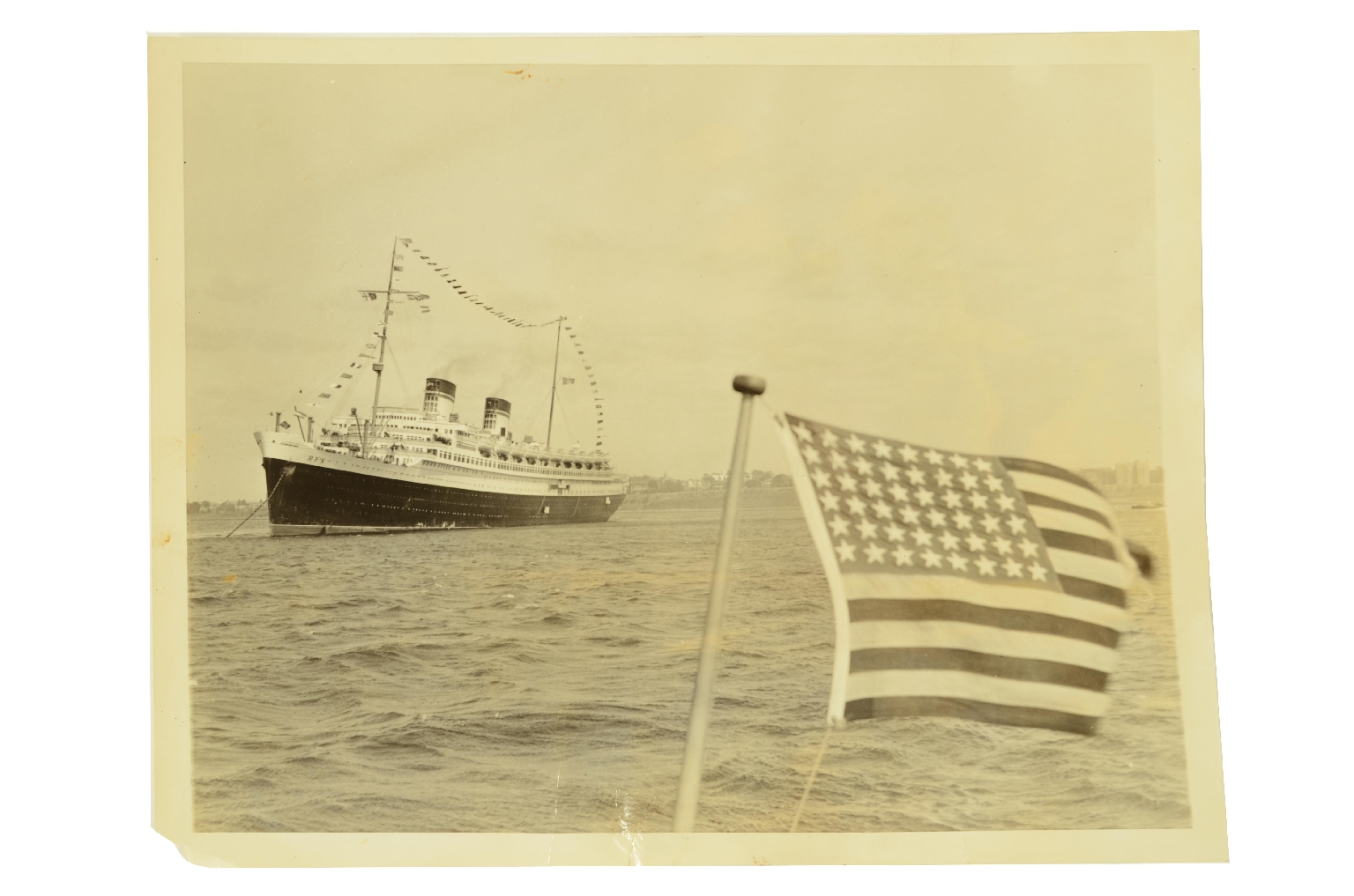 SS REX/R144-Photo Ocean Liner REX