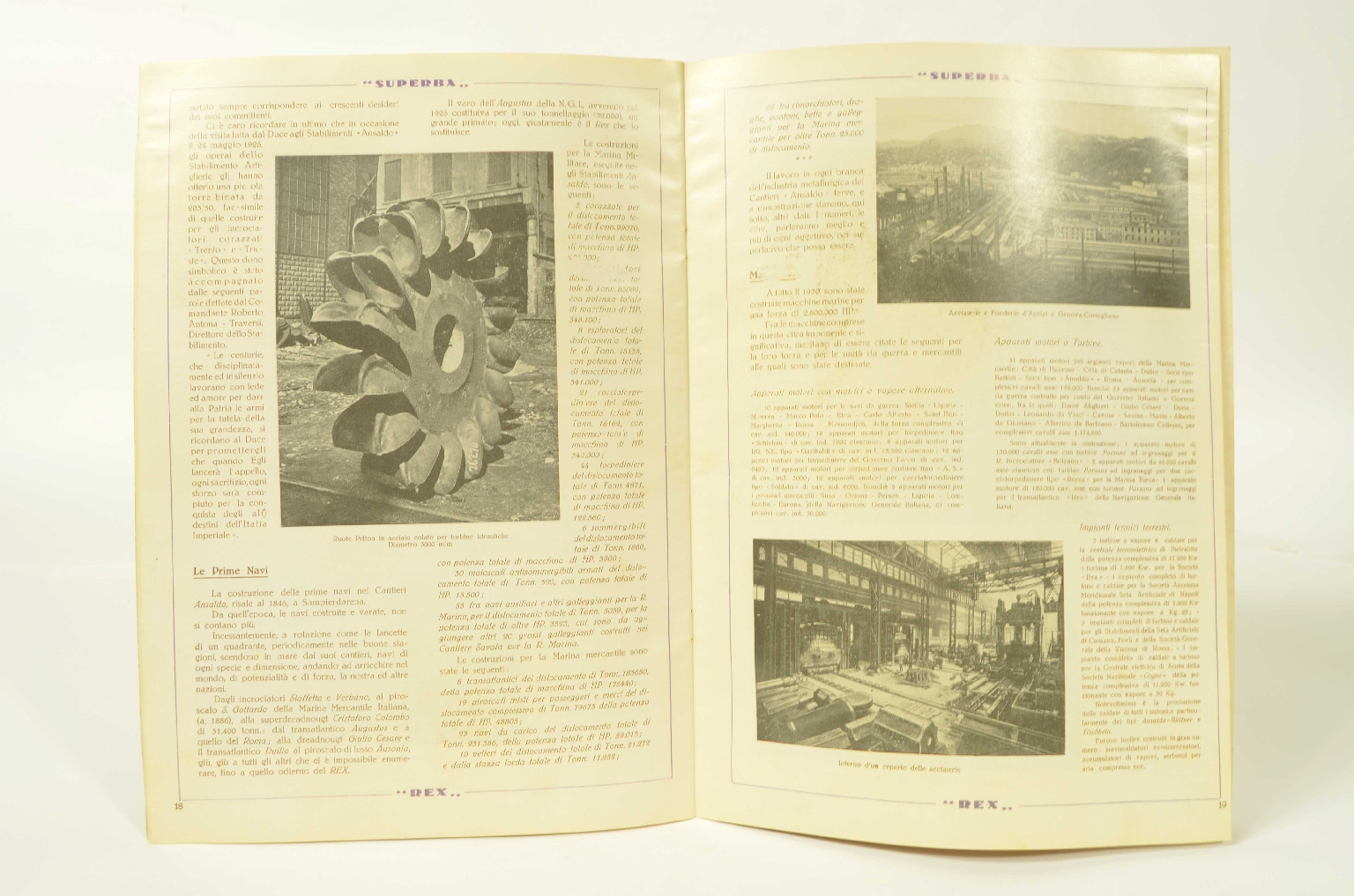 Transatlantico REX/R16-REX SUPERBA Rivista