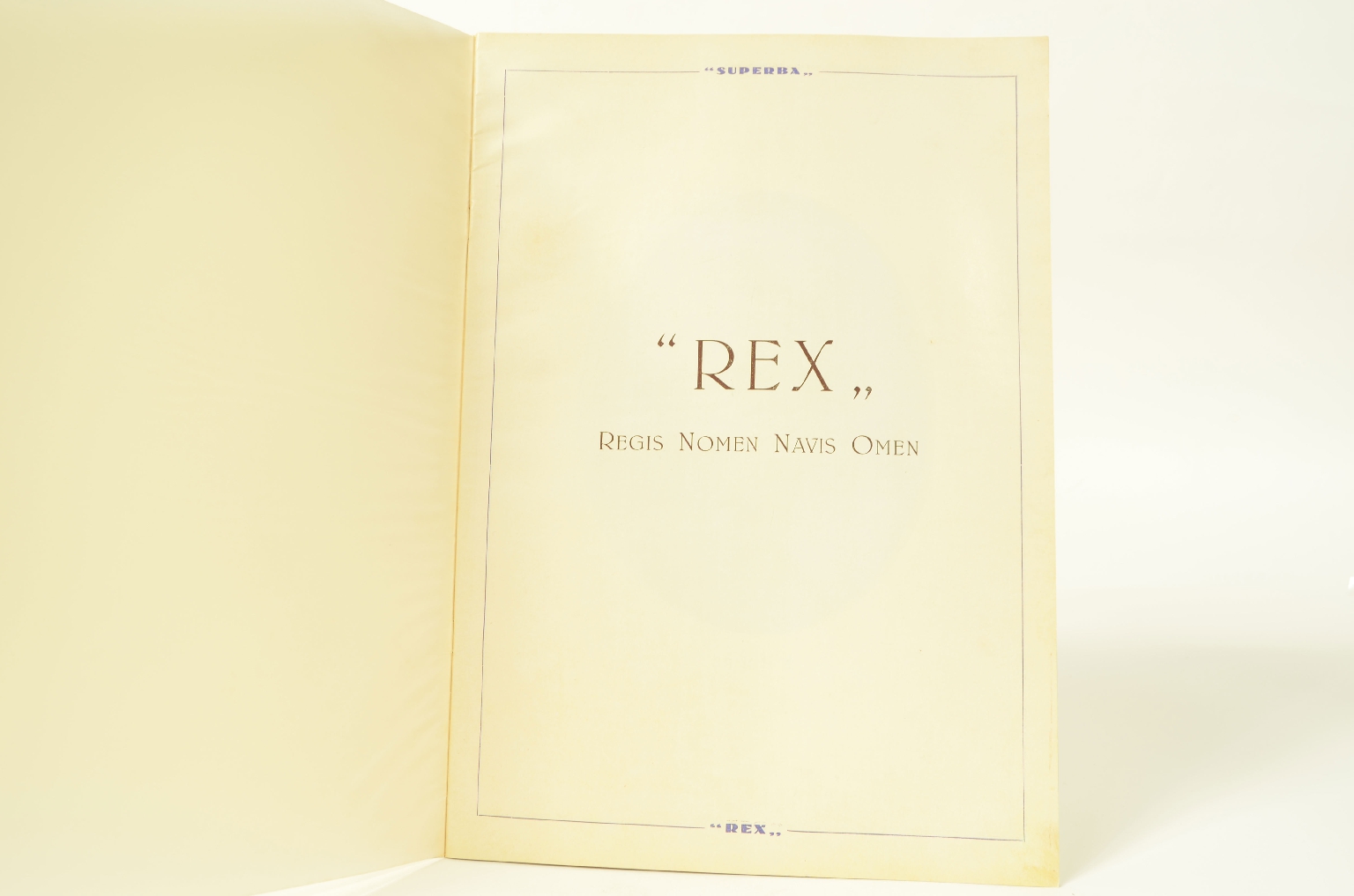 Transatlantico REX/R16-REX SUPERBA Rivista