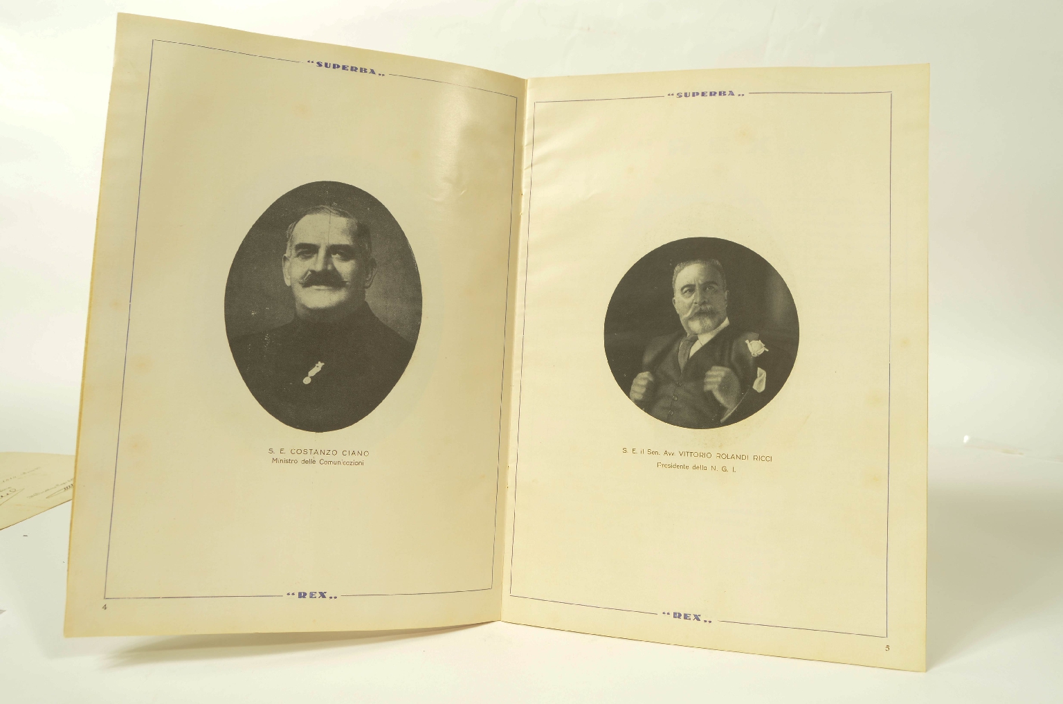 Transatlantico REX/R16-REX SUPERBA Rivista