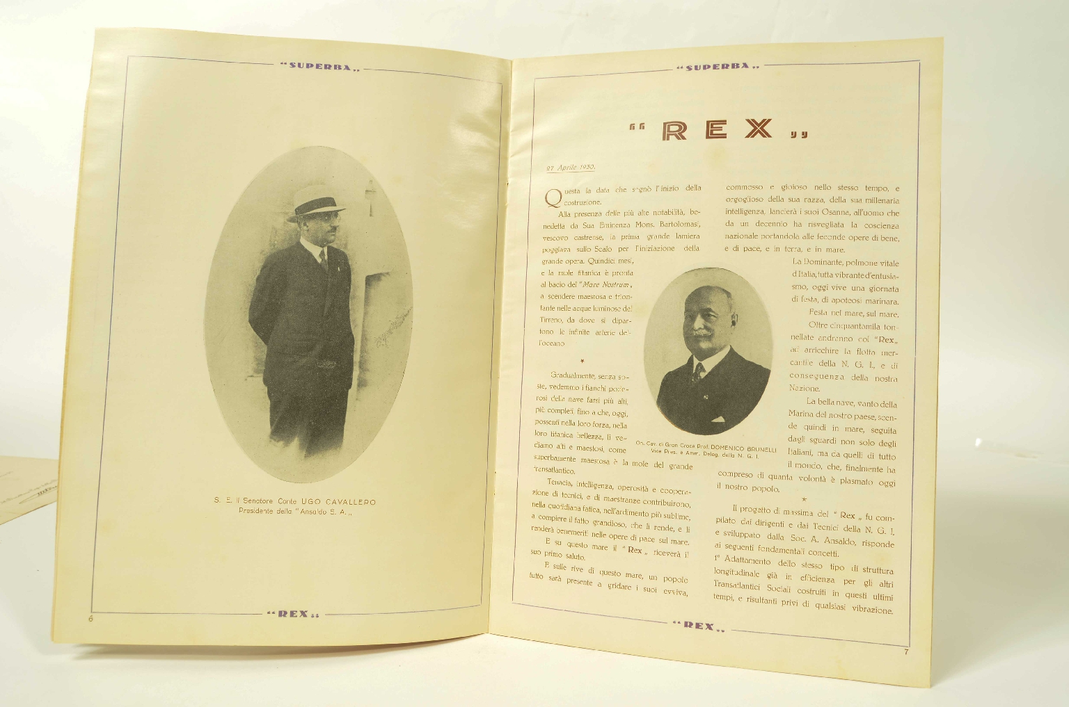 Transatlantico REX/R16-REX SUPERBA Rivista