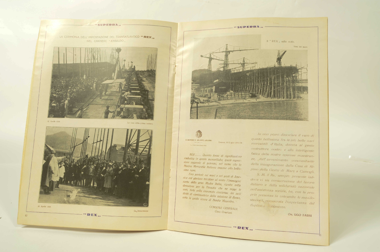 SS REX/R166-Genoa Magazine