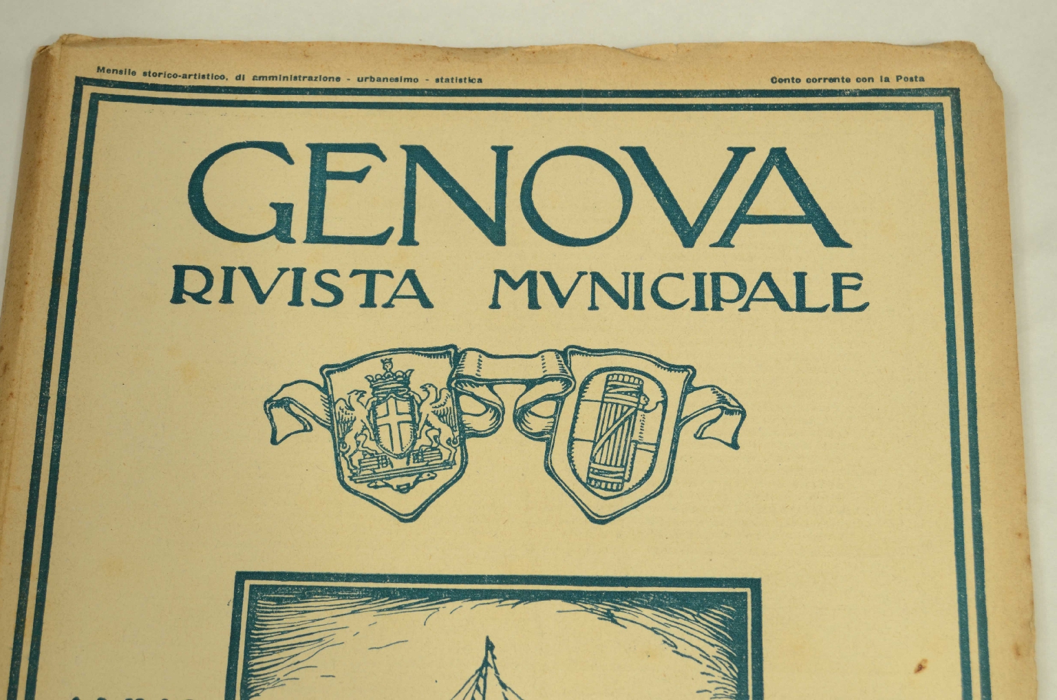 Transatlantico REX/R166-Rivista Municipale Genova