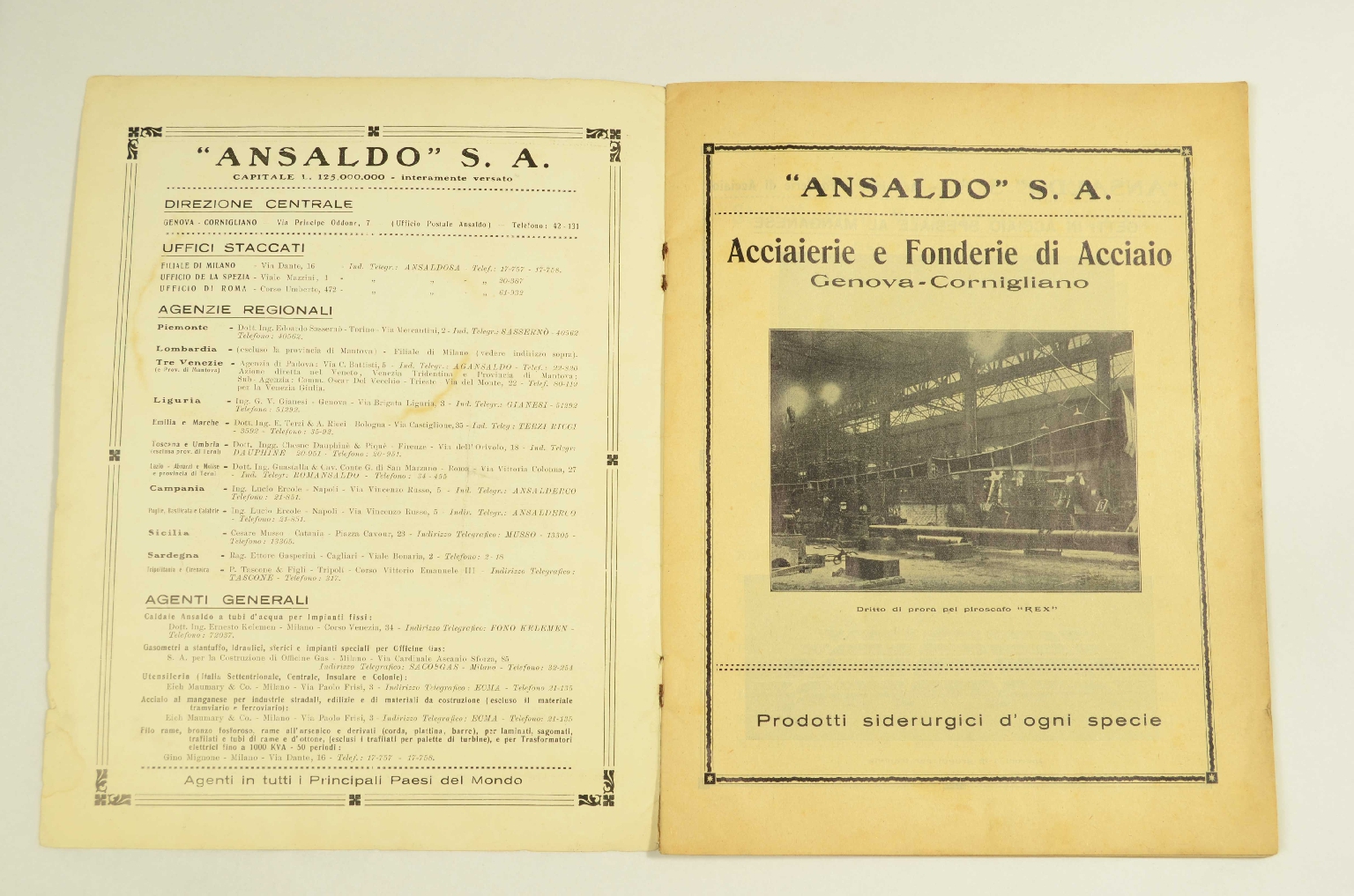 Transatlantico REX/R25-Rivista Ansaldo