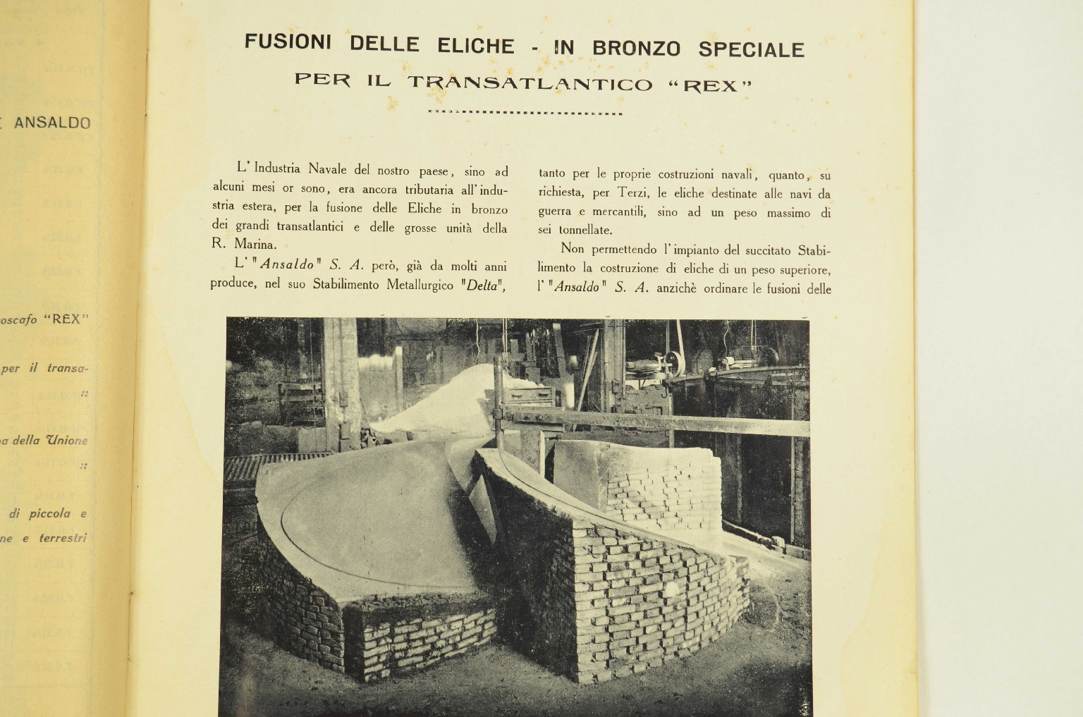 Transatlantico REX/R25-Rivista Ansaldo