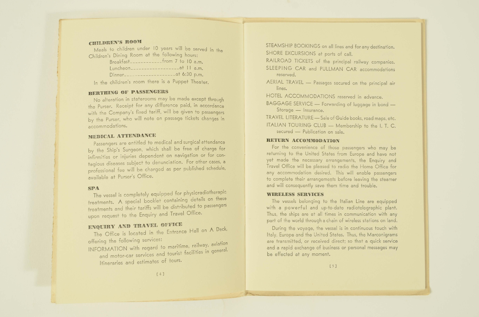 Transatlantico REX/R300-Lista Passeggeri