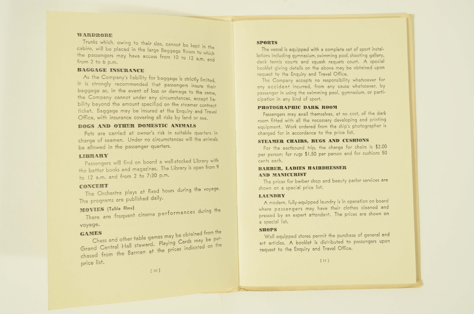 Transatlantico REX/R300-Lista Passeggeri