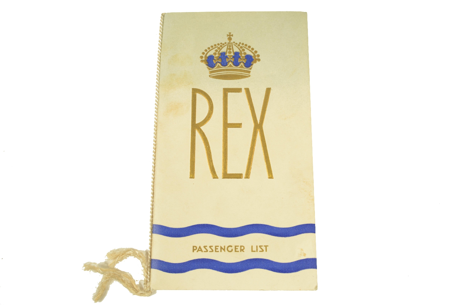 Transatlantico REX/R301-Lista Passeggeri 