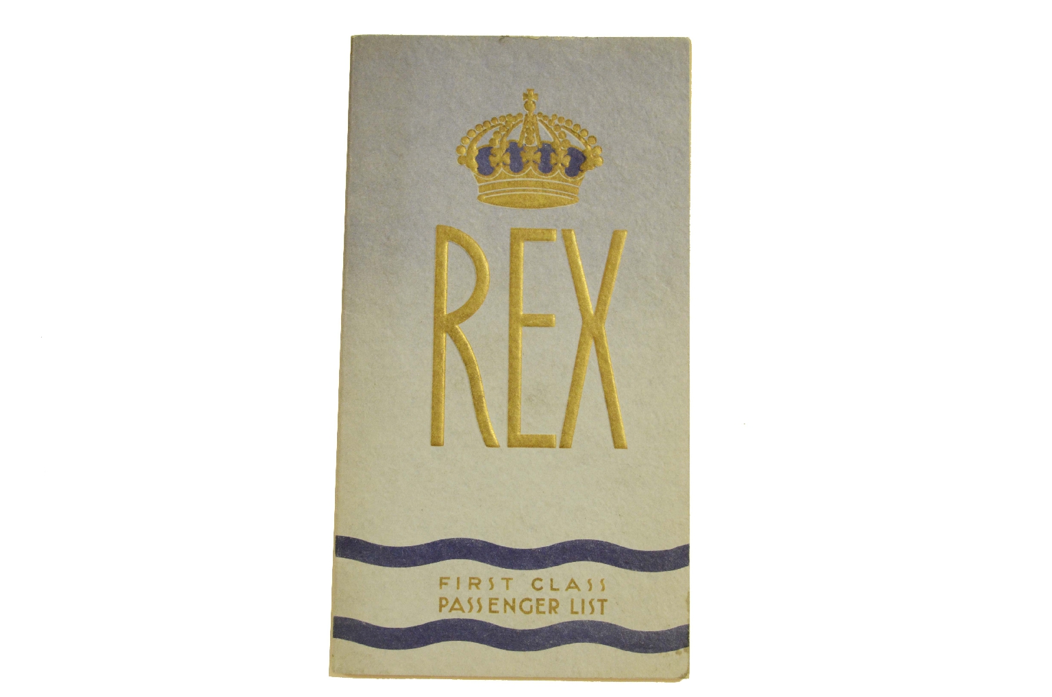 Transatlantico REX/R305-Lista Passeggeri