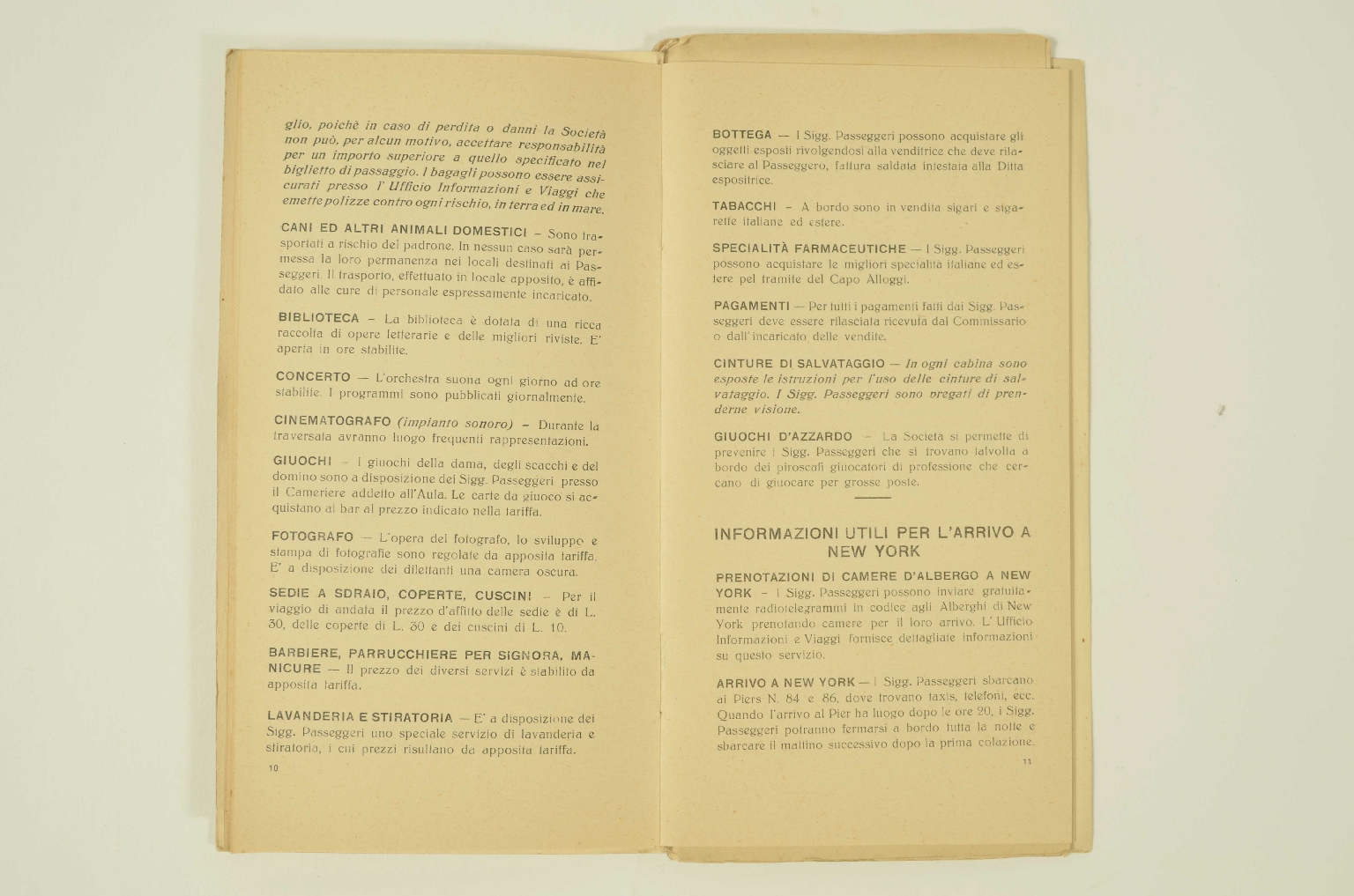 SS REX/R307-Passenger List