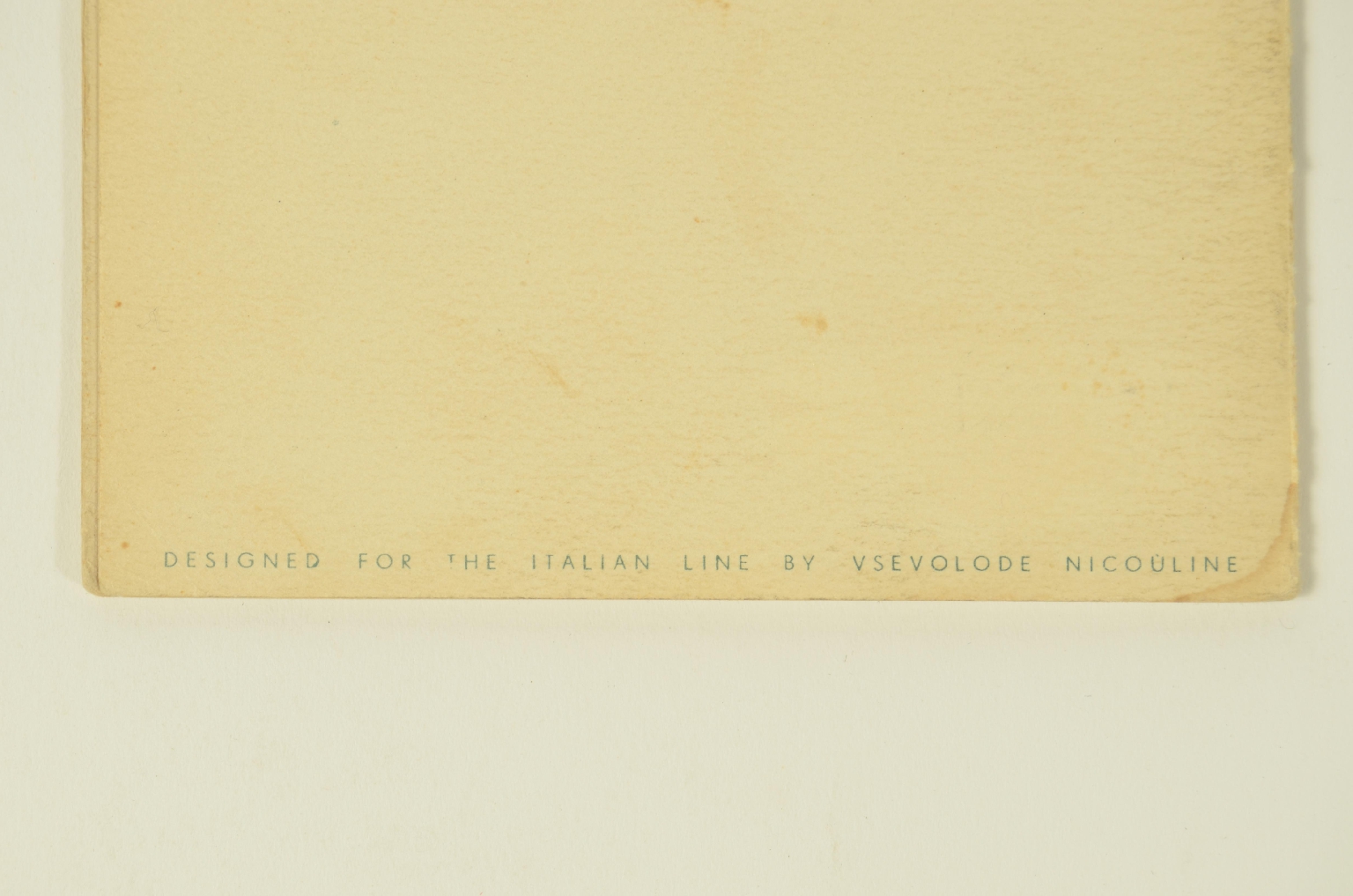 Transatlantico REX/R310-Lista Passeggeri