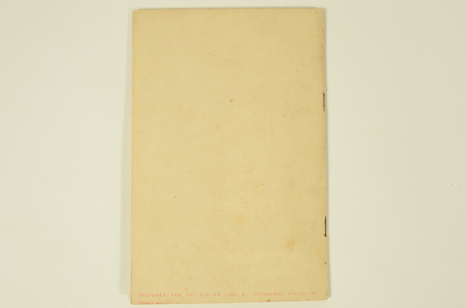 Transatlantico REX/R312-Lista Passeggeri