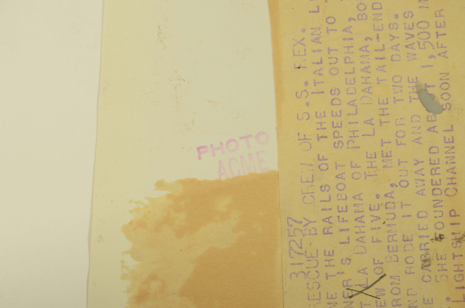 Transatlantico REX/R348-Salvataggio La Dahama