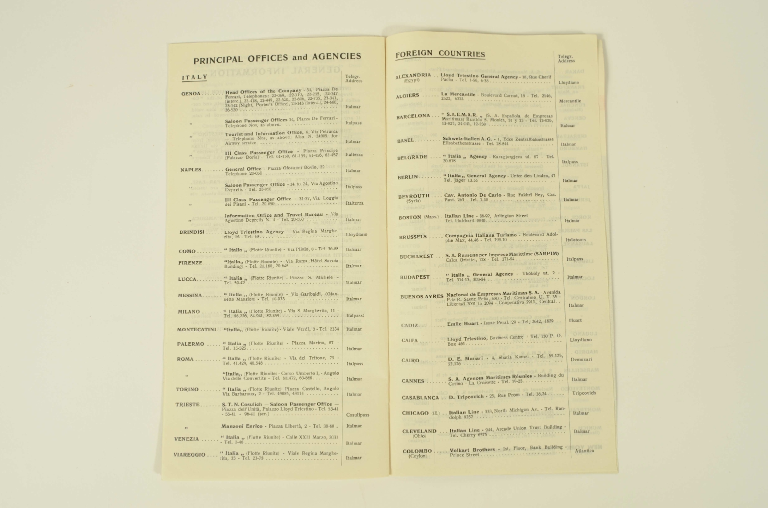 Transatlantico REX/R365-Listino Prezzi