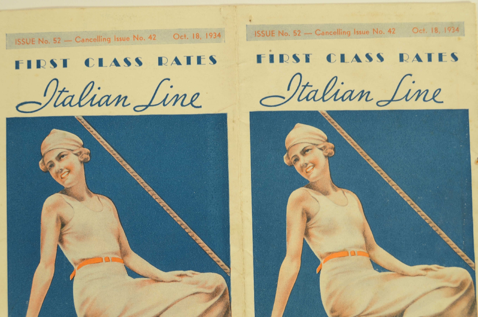 Transatlantico REX/R374-Programma di Viaggio