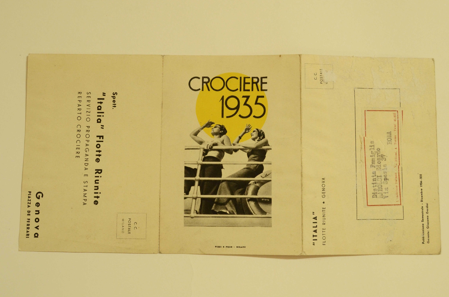 Transatlantico REX/R383-Programma Crociere