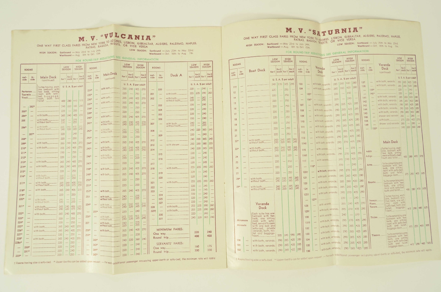 Transatlantico REX/R396-Brochure
