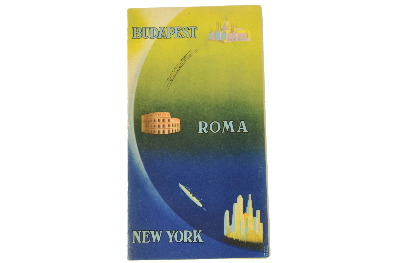 Transatlantico REX/R397-Pieghevole Pubblicitario