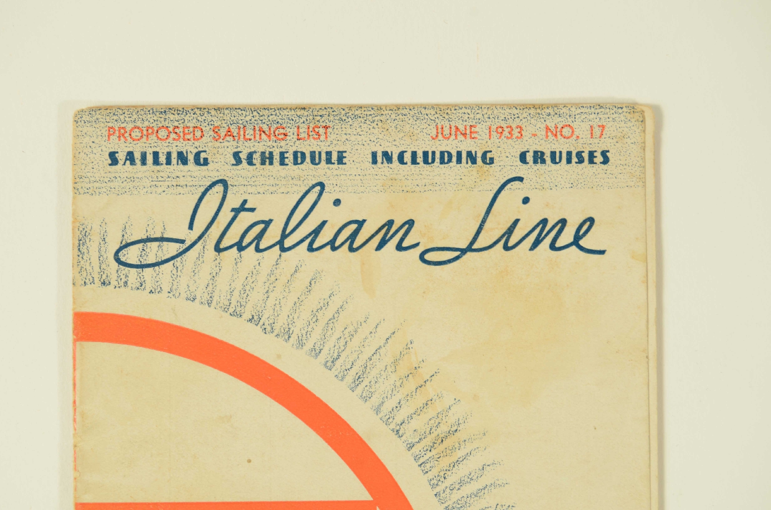 Transatlantico REX/R399-Programma di Viaggio