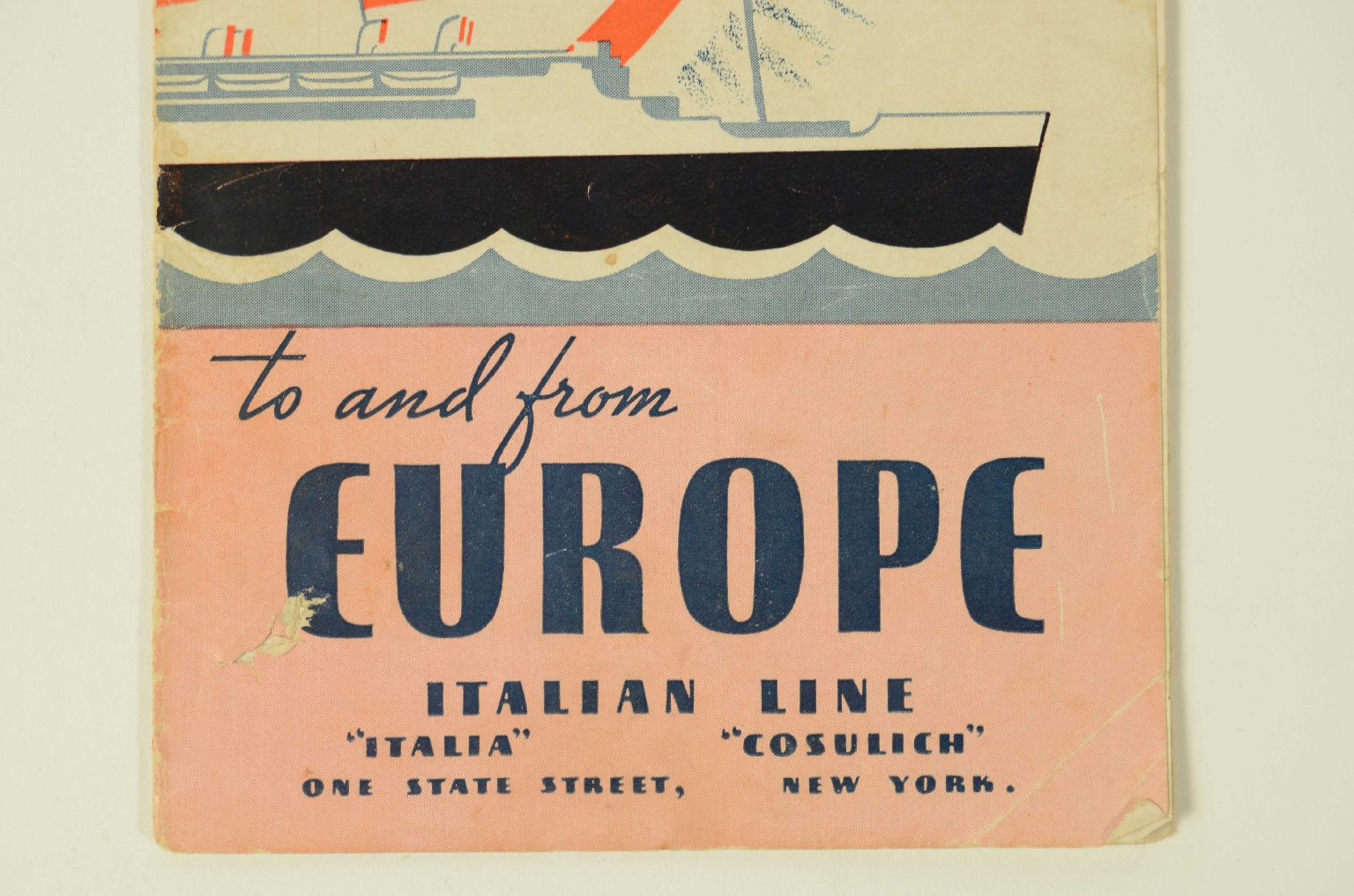 SS REX/R399-Cruise Itinerary