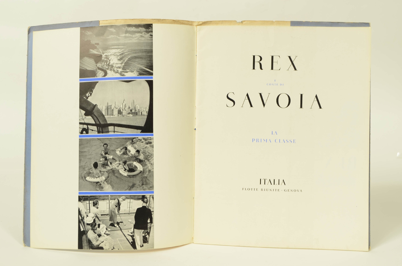 Transatlantico REX/R556-Depliant Illustrativo