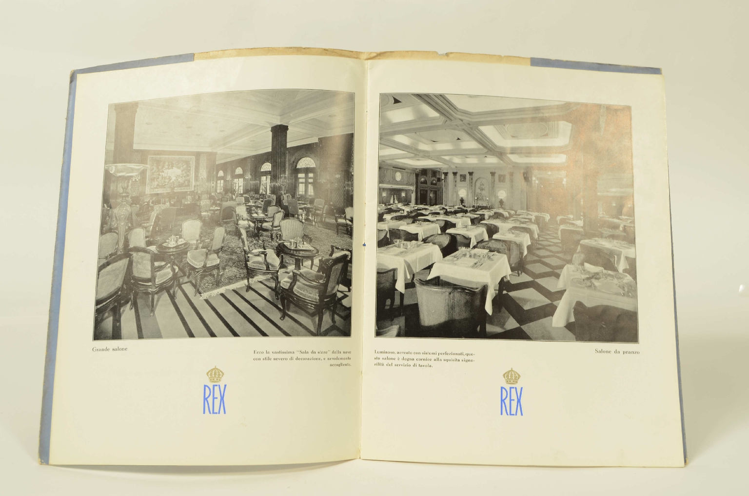 Transatlantico REX/R556-Depliant Illustrativo