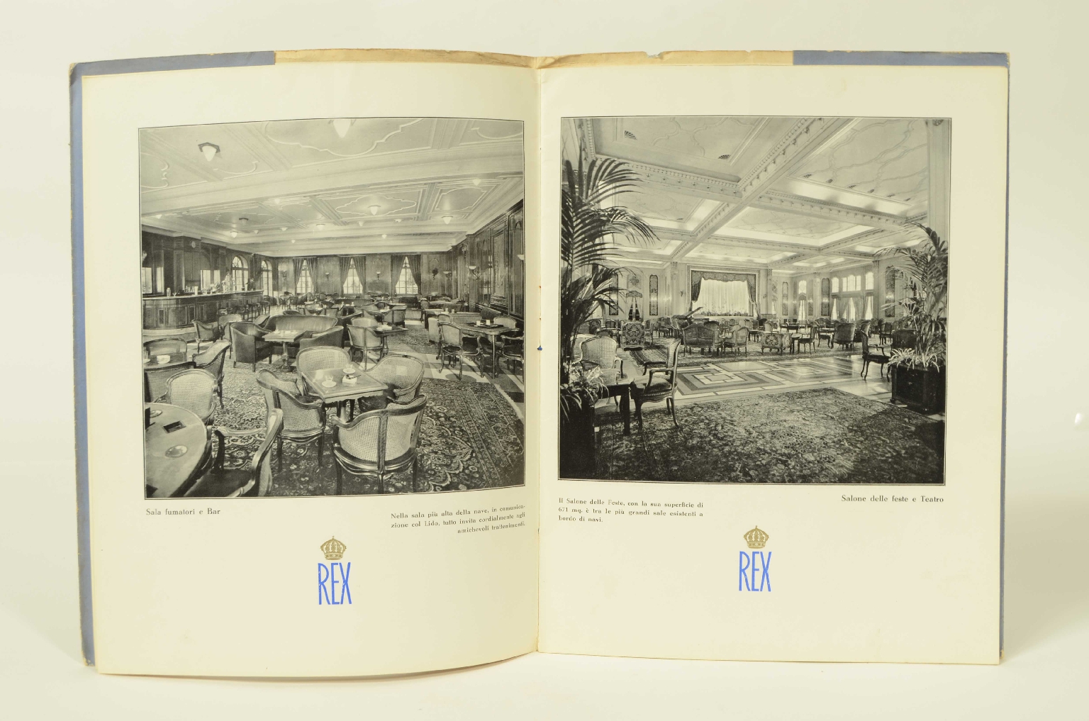 Transatlantico REX/R556-Depliant Illustrativo