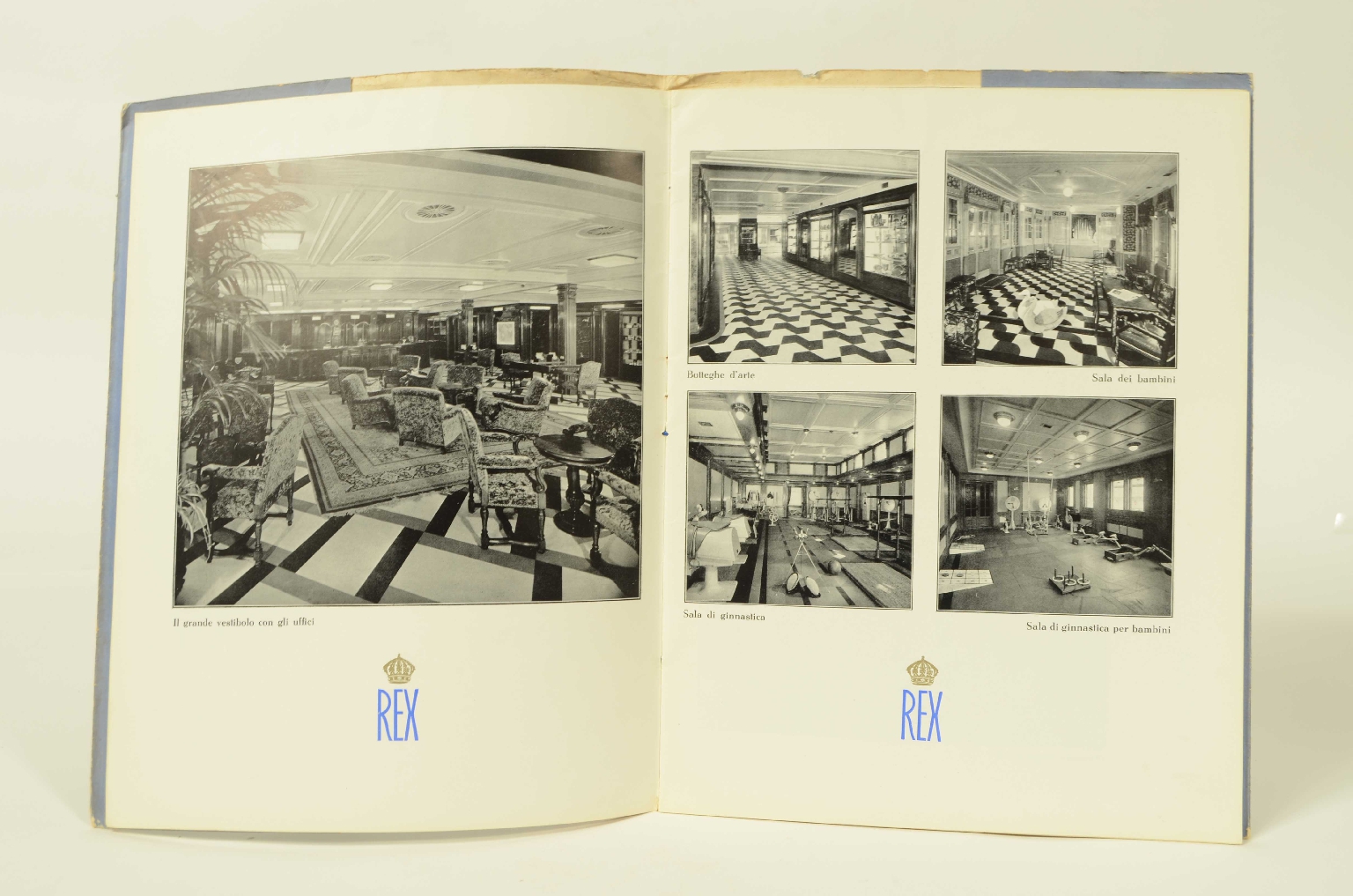 Transatlantico REX/R556-Depliant Illustrativo