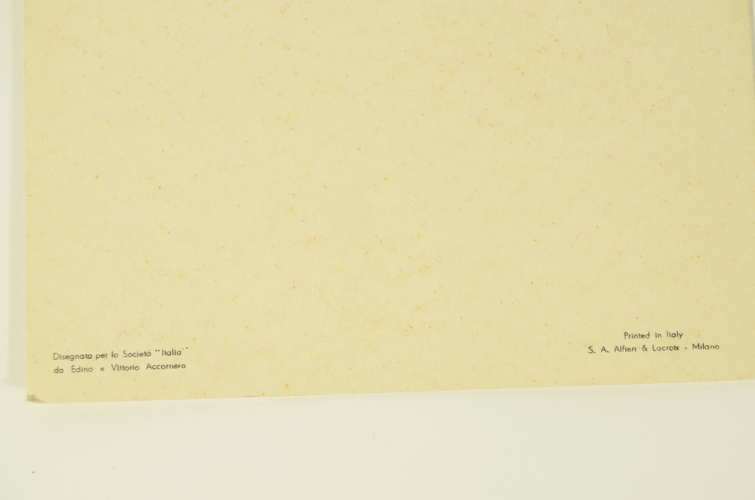 Transatlantico REX/R568-Menu di Prima Classe