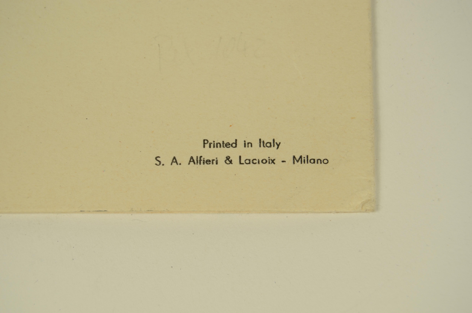 Transatlantico REX/R570-Menu Prima Classe