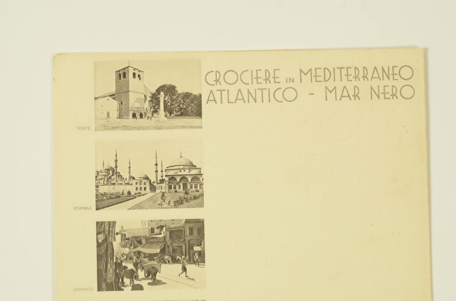 Transatlantico REX/R579-Menu del REX