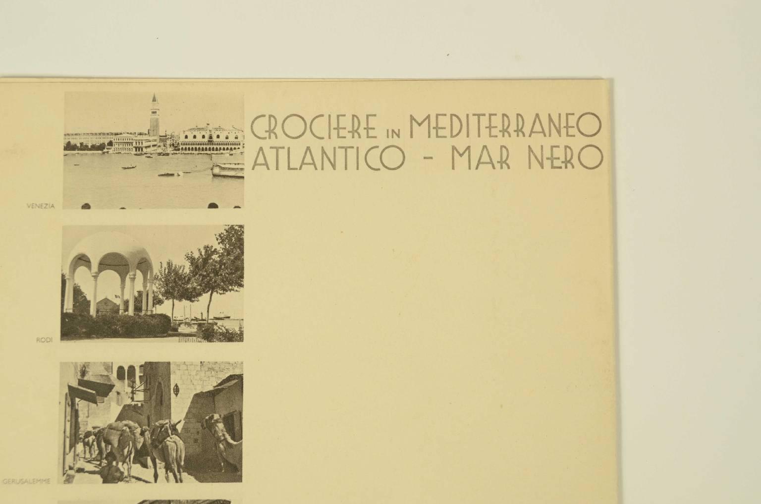 Transatlantico REX/R580a-Menu Prima Classe