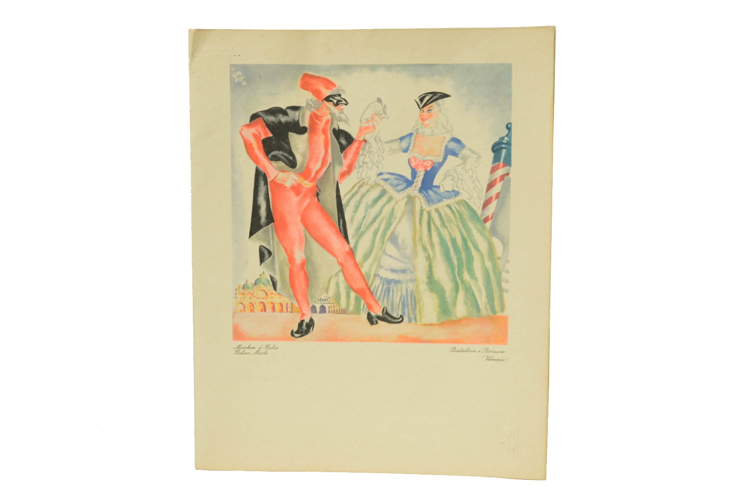 Transatlantico REX/R581-Menu Prima Classe